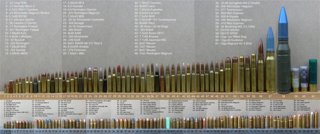 Bullet comparison chart