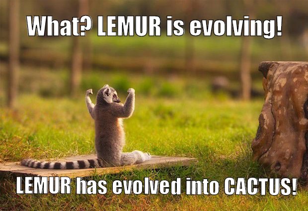 LEMUR EVOLVES!
