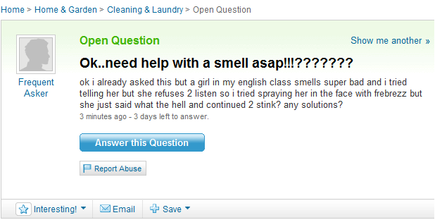 The Dumbest Questions Asked on Yahoo Answers
