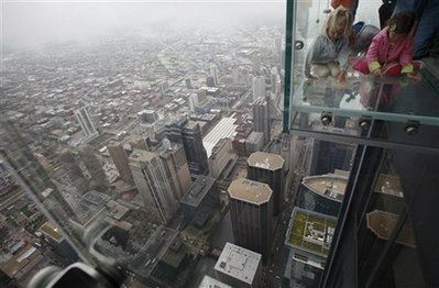 New Glass Balconies at Sears Tower
