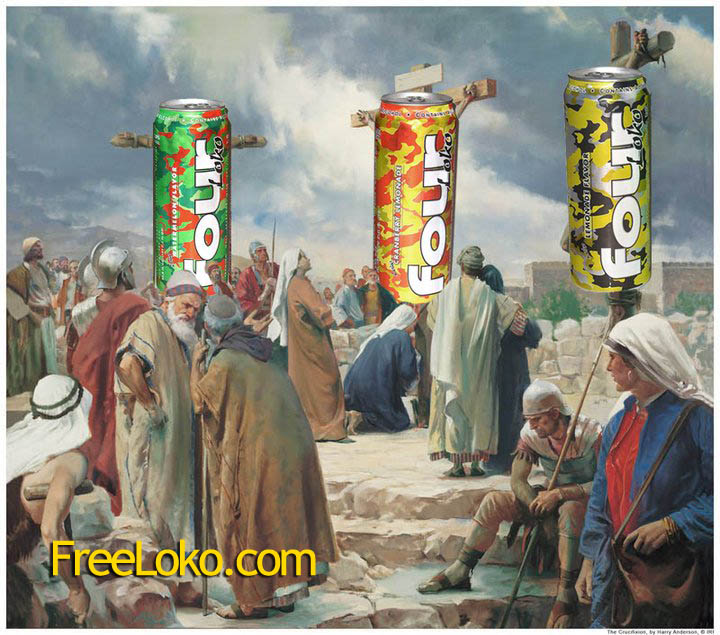 And on the 7th day, Jesus turned the wine into Four Loko