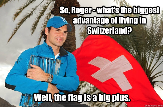 Roger Federer's Joke