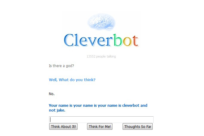 A few Cleverbot moments