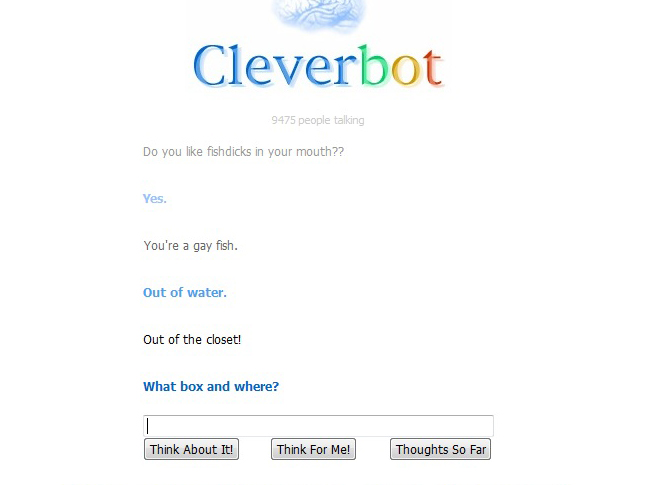 A few Cleverbot moments