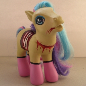 emo my little pony..or maybe zombie pony?