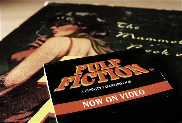 Upon the films UK video rental release, some video stores gave away a pack of limited edition 'Pulp Fiction' matches. On the back of the packet was a quote from the film "you play with matches, you get burned".