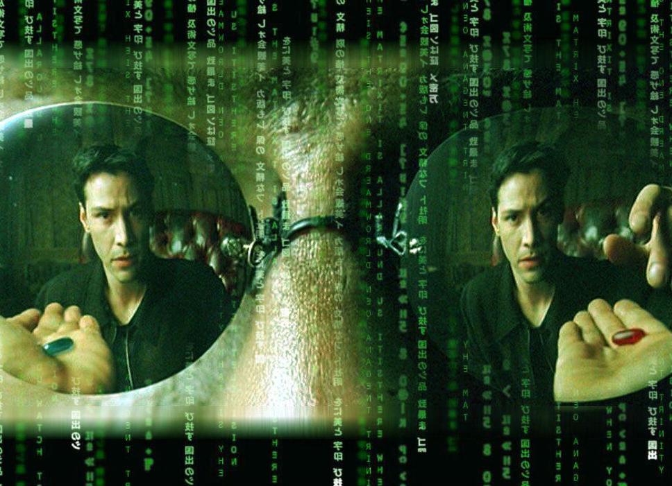 The key of the beginning theme you hear at the beginning of every Matrix movie rousing strings and horn blasts ascends by one semitone with each movie. The Matrix 1999 starts in the key of E, The Matrix Reloaded 2003 in F and The Matrix Revolutions 2003 in the key of F-sharp.