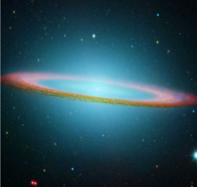 SOMBRERO GALAXY This galaxy is known as the Sombrero Galaxy because it one. It has a large Galactic Centre and the stars in it appear to spin around it more like the rings of Saturn than the stars in a Spiral Galaxy.