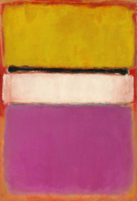 $76.5 -White Center (Yellow, Pink and Lavender on Rose) -Mark Rothko -1950