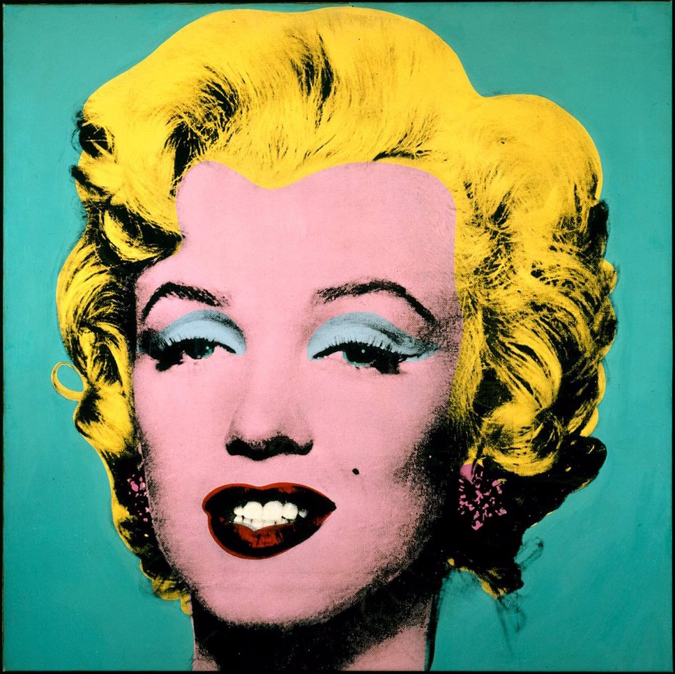 $84.0 - Turquoise Marilyn -Andy Warhol -1964