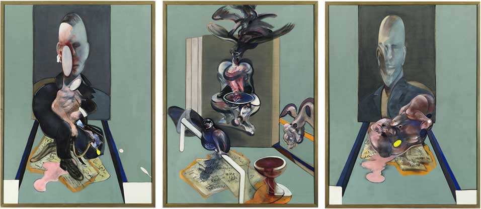 $87.0 -Triptych, 1976 -Francis Bacon -1976