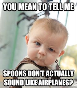 Skeptical baby