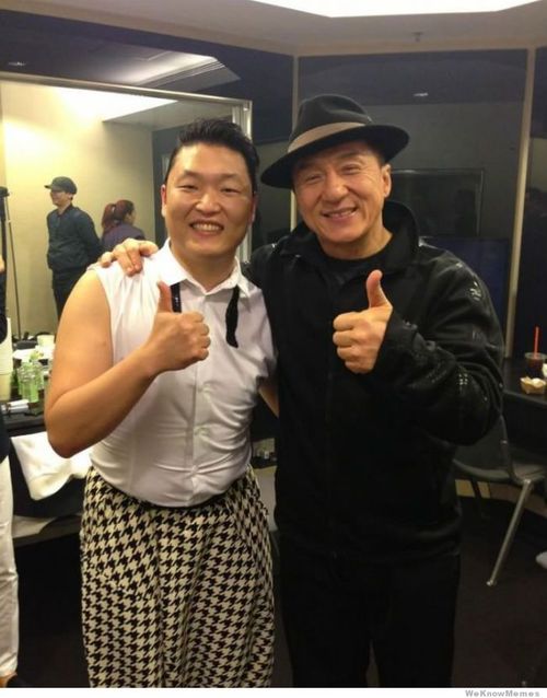 Psy & Jackie Chan