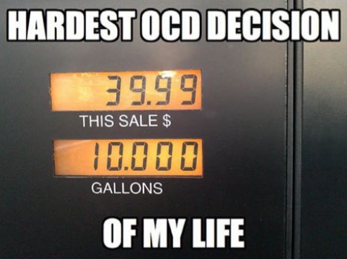 funny ocd - Hardest Ocd Decision 39.99 This Sale $ 10.0 0 0 Gallons Of My Life