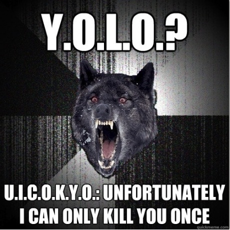 memes - ireland - 1. 08 U.I.C.O.K.Y.O.. Unfortunately Ican Only Kill You Once