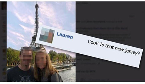 Social networking service - Lauren Cool! Is that new jersey?