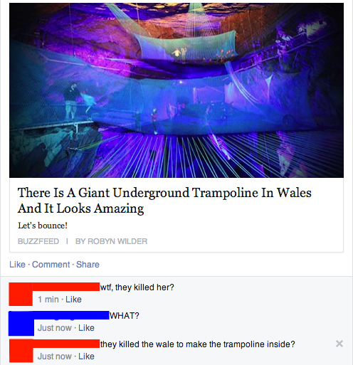 wales trampoline caves - There Is A Giant Underground Trampoline In Wales And It Looks Amazing Let's bounce! Buzzfeed | By Robyn Wilder Comment wtf, they killed her? 1 min . What? Just now. they killed the wale to make the trampoline inside? Just now.