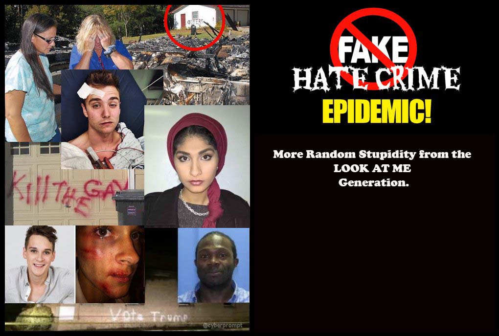 32 "Hate Crimes" That Were Actually "Hate Hoaxes"