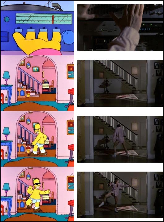 Movie Scenes The Simpsons Used