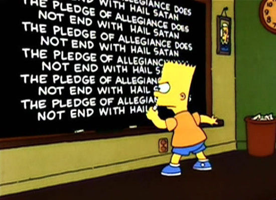 The Best From Bart Simpsons Chalkboard Gallery Ebaum S World