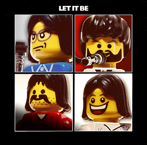 Legendary Lego Album Covers