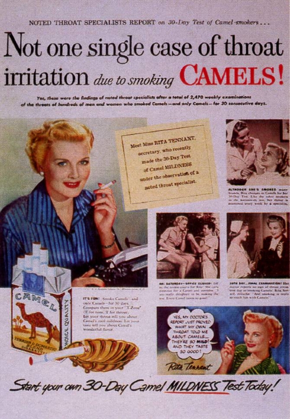 When Smoking Was Healthy