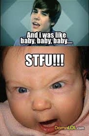 angry baby face - And i was baby, baby, baby... Stfu!!! DamnLOL.com