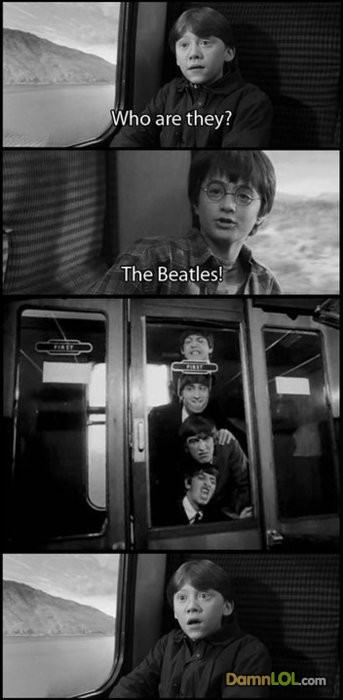 harry potter beatles - Who are they? The Beatles! DamnLOL.com