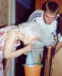 g-ma hits the g-bong (grandma hits the gravity bong in case you didnt get it)