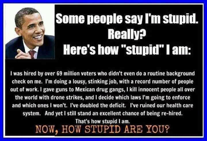 Stupid is as stupid does.