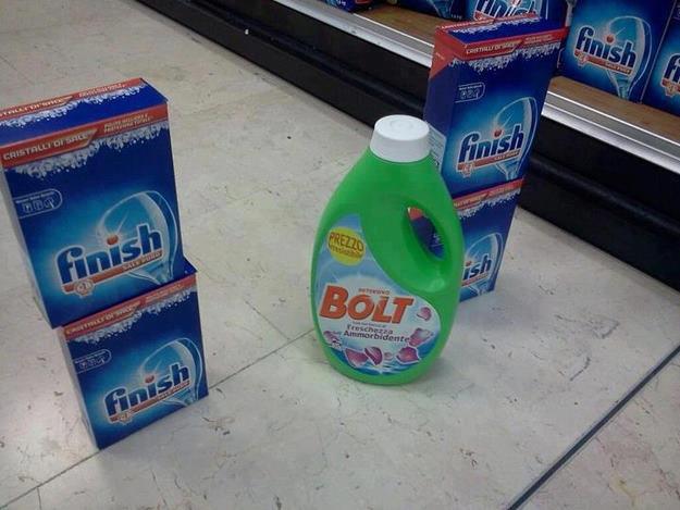 Bolt Crossing the Finish Line.