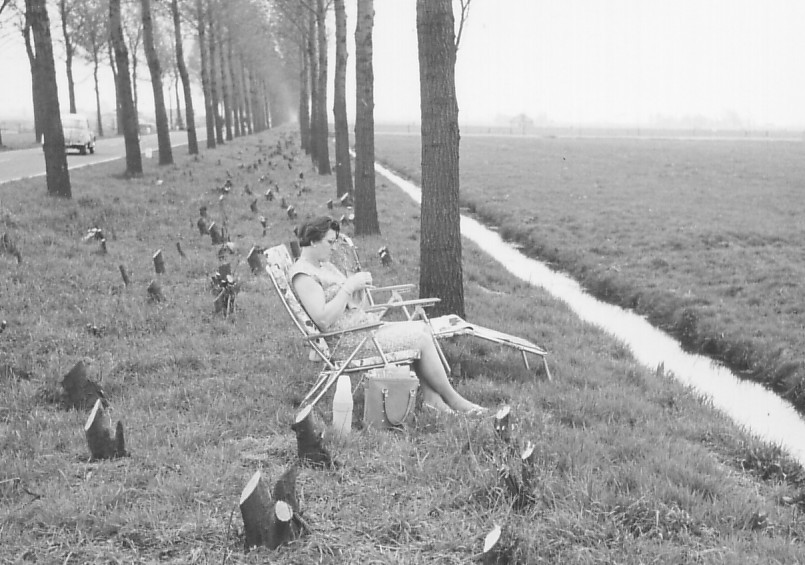 A common way of spending your free sunday in Holland during the sixties.