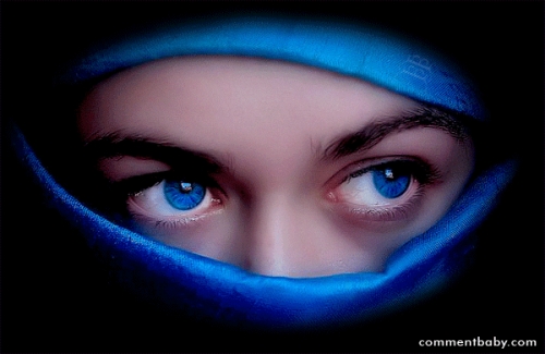 Wonderful blue eyes