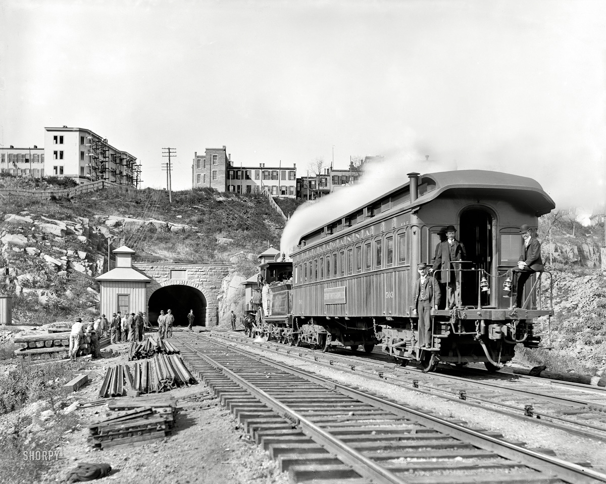 019  1900  New Jersey circa. "Bergen Tunnel, east end"