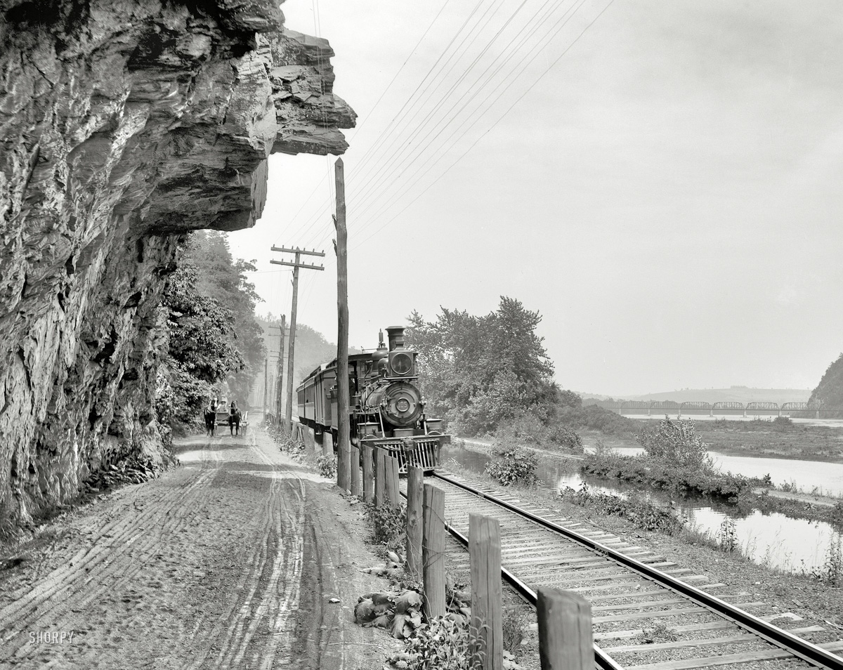 025  1901  "Hanging rock on the Susquehanna near Danville , Pennsylvania "