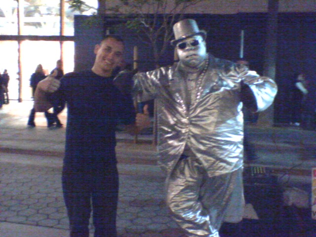 hes alive and well in the city of santa monica as a human robot haha