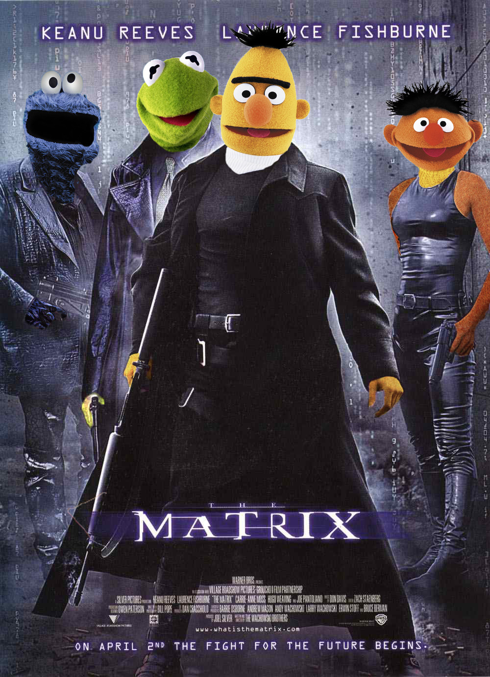 Sesame Street meets The Matrix 