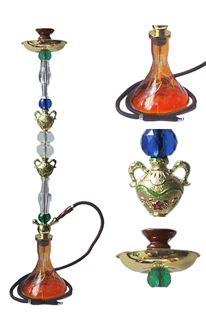 The 45inch Flaming Tulip hookah