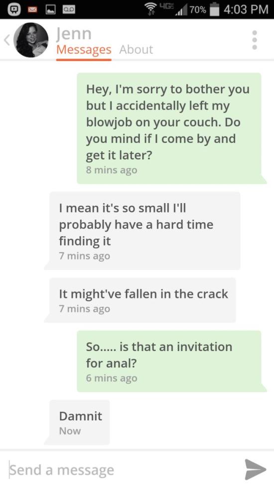 Hilarious Tinder Comebacks That No One Saw Coming Read more at h