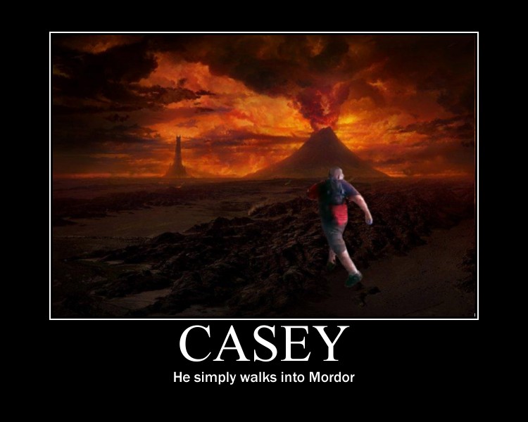 He simply walks into Mordor