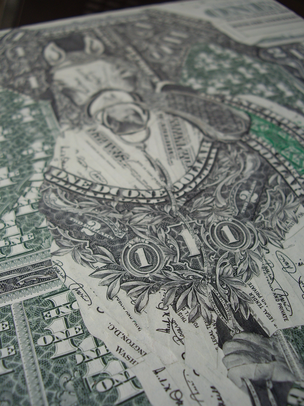 Amazing money art work