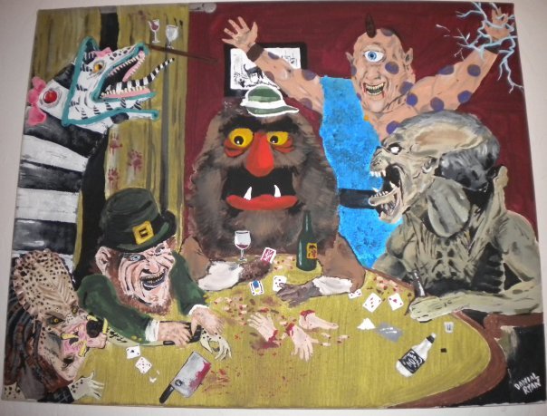 Creepy paintings by Dan Ryan