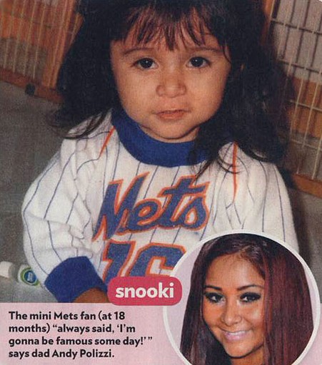 Who would've thought this lil' innocent would be Queen of the Jersey Shore....