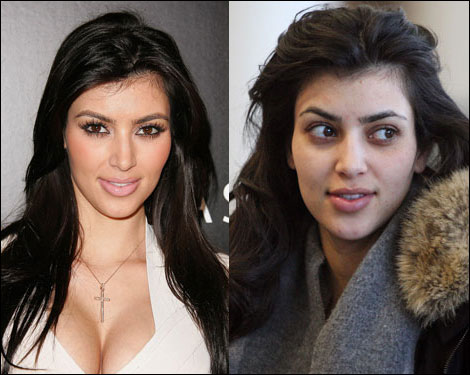Kim Kardashian without makeup! - Picture | eBaum's World