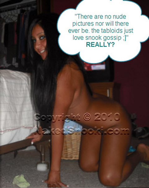 Queen of the Jersey Shore states that there is no nude pics of her nor will there ever be... Well snook,,,, what is this??!!