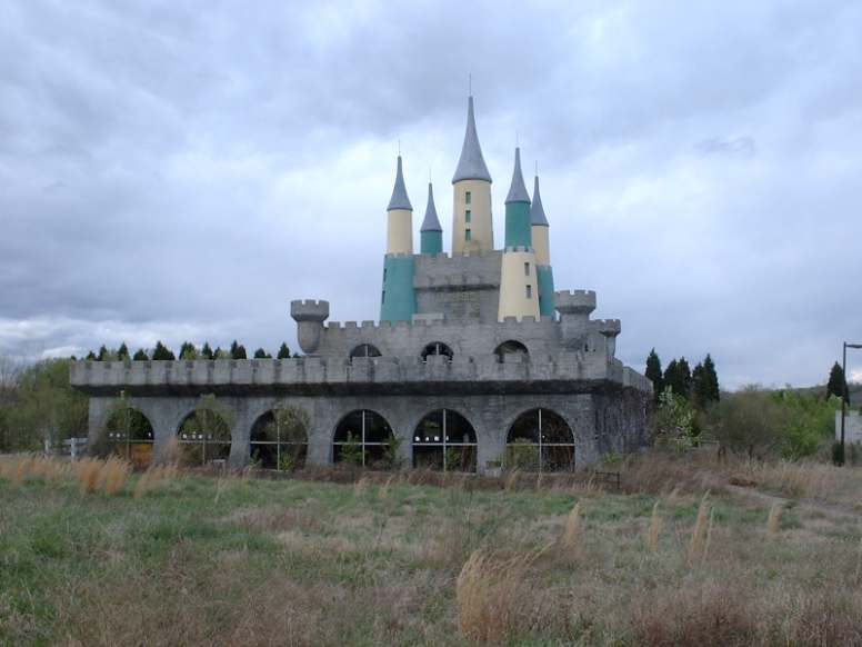 The shallow graves of tourists are under there