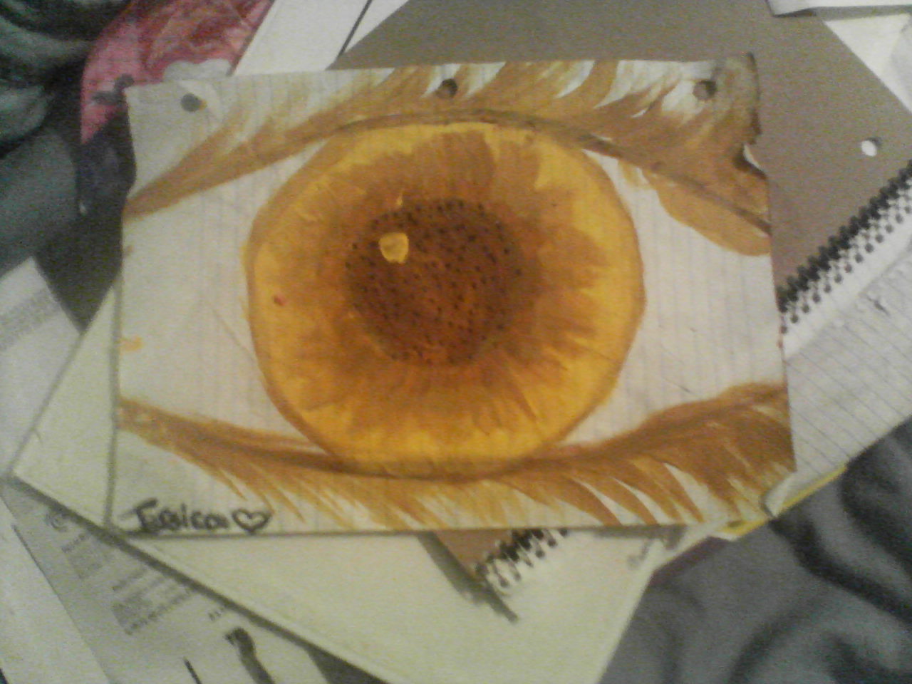 FACR: Sunflower eye.