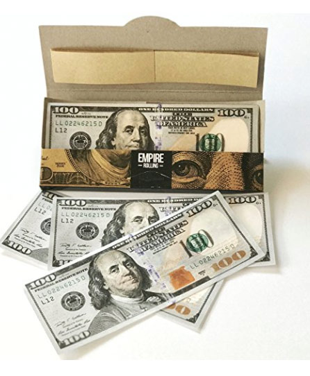 Literally burn through money with these  hundred dollar bill rolling papers $5.00 Get it <a href="https://amzn.to/2k94PHU" target="_blank"><font color="red"><b>HERE</font></b></a>.