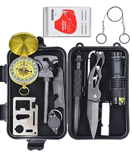 Nothing says "I'm prepared" like this 10 in 1 Emergency Survival Multi-Tool Kit $19.99 Get it <a href="https://amzn.to/2KGl9ee" target="_blank"><font color="red"><b>HERE</font></b></a>.