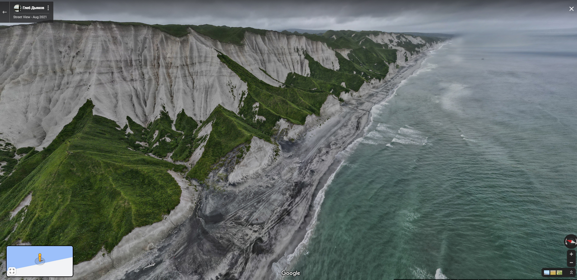 cool places on google earth - coast
